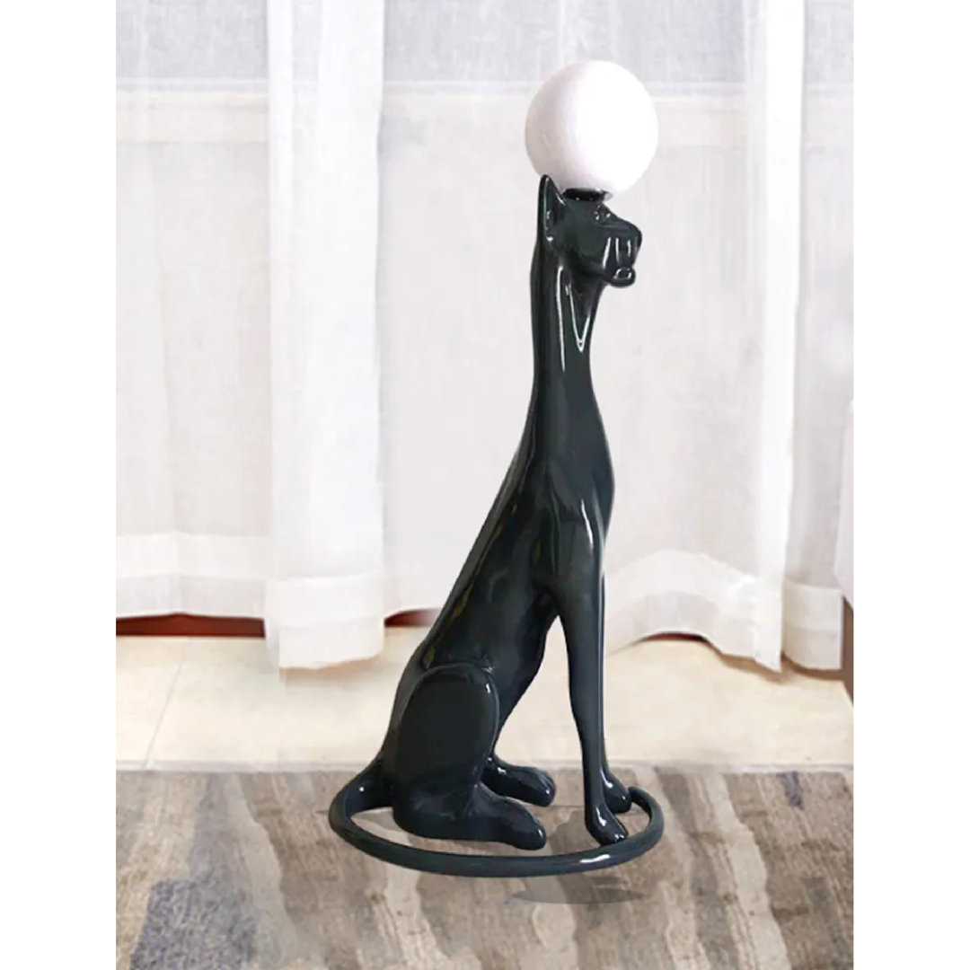 54'' Black Novelty Floor Lamp